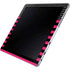 Polka Dots and Stripes Heart in Pink Galaxy Book 12in Skin